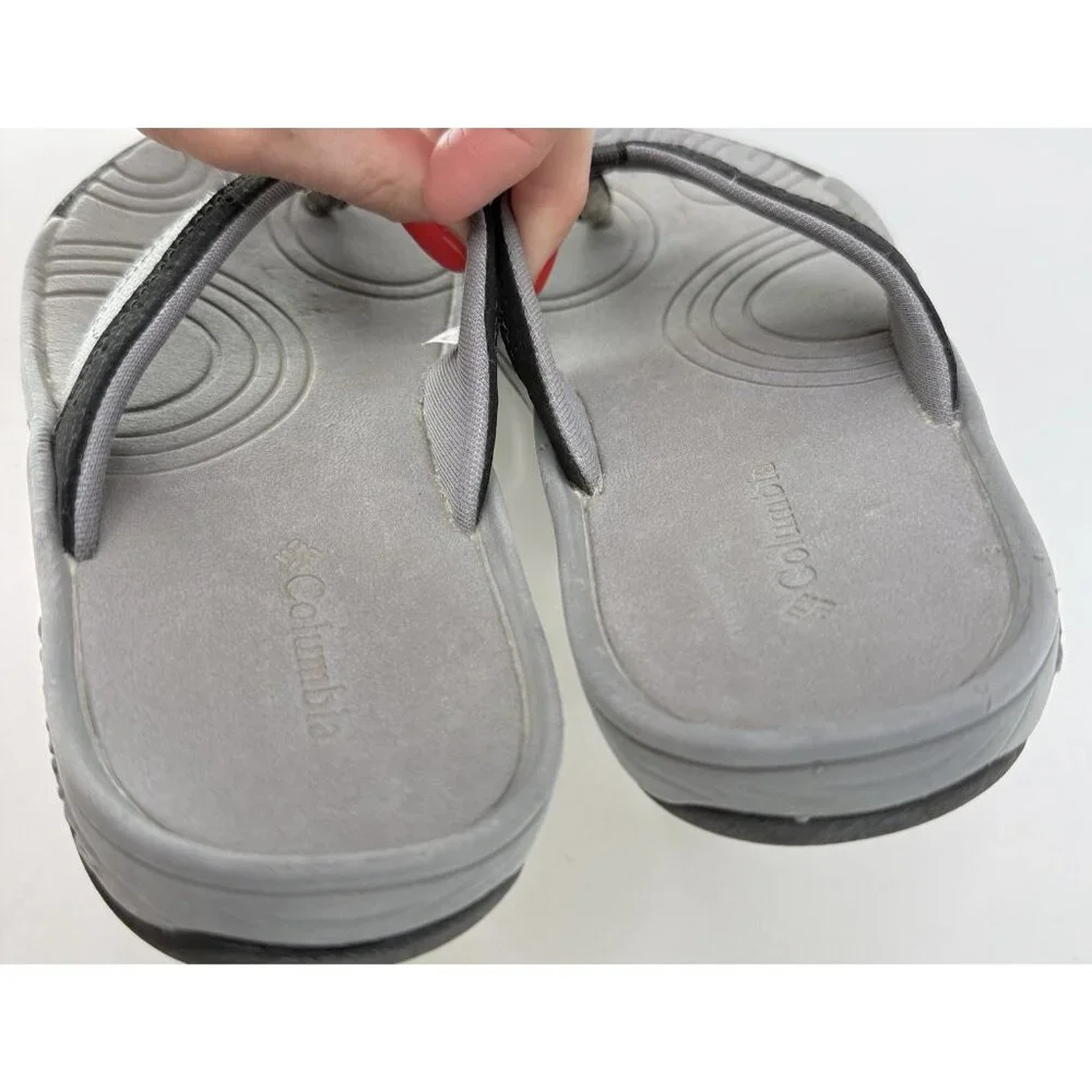Columbia Toddler Unisex Slip-On Flip Flops Sandals‎ Size 1 Waterproof See Photos